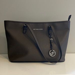 Michael Kors Gray leather tote